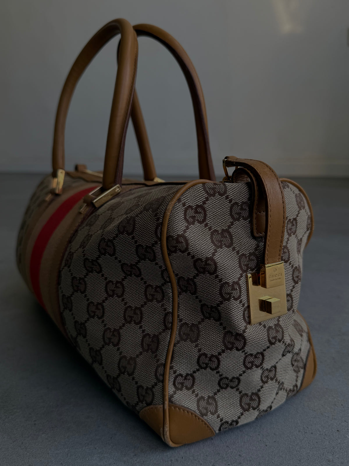 Gucci GG Monogram Boston Bag