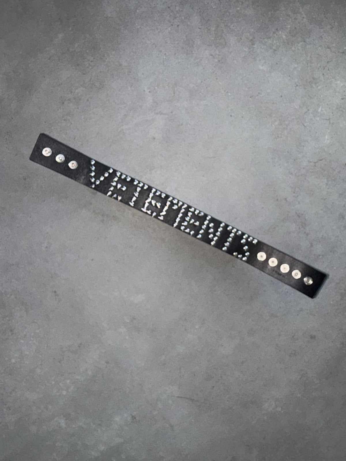 VETEMENTS 2020 Buffed Choker